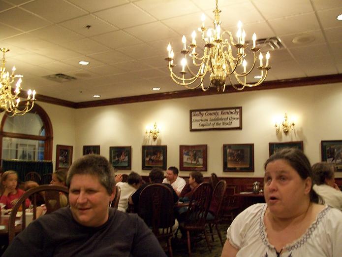 picture of Kris and Terrie at the restaurant